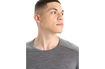 Image of Icebreaker 200 Oasis Long Sleeve Crewe - Mens, Gritstone Heather, Large, IB104365013L