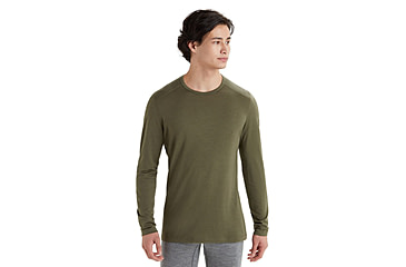 Image of Icebreaker 200 Oasis Long Sleeve Crewe - Mens, Loden, Small, IB104365069S