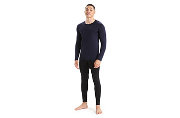 Image of Icebreaker 200 Oasis Long Sleeve Crewe - Men's, Midnight Navy, 3XL, IB1043654013XL