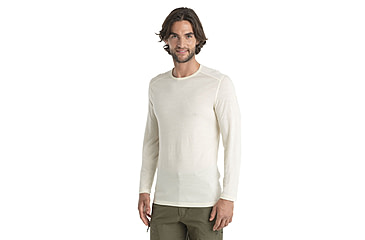 Image of Icebreaker 200 Oasis Long Sleeve Crewe - Men's, Undyed, Medium, IB104365000M