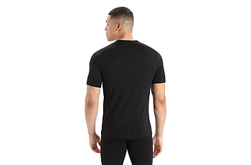 Image of Icebreaker Merino 200 Oasis SS Crewe - Men's, Black, Medium, IB104509001M