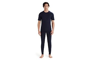 Image of Icebreaker 200 Oasis Short Sleeve Crewe Thermal Top - Mens, Midnight Navy, 2XL, IB104509401XXL