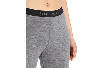 Image of Icebreaker 200 Oasis Thermal Leggings - Womens, Gritstone Heather, Extra Large, IB104383013XL