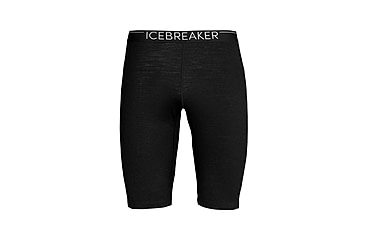 Image of Icebreaker 200 Oasis Thermal Shorts - Mens, Black, Extra Large, IB0A59KY001XL
