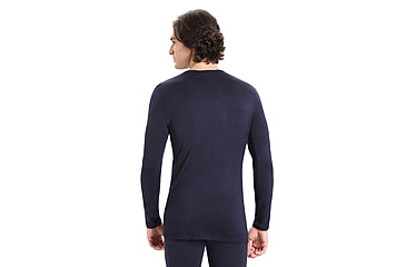 Image of Icebreaker 260 Tech Long Sleeve Crewe Thermal Top - Mens, Midnight Navy, 3XL, IB1043714013XL