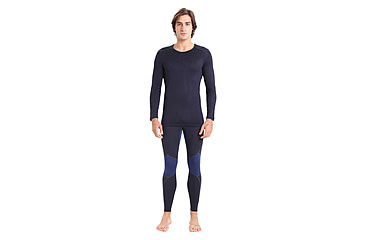 Image of Icebreaker 260 Tech Long Sleeve Crewe Thermal Top - Mens, Midnight Navy, 3XL, IB1043714013XL