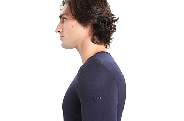 Image of Icebreaker 260 Tech Long Sleeve Crewe Thermal Top - Mens, Midnight Navy, 3XL, IB1043714013XL