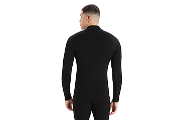 Image of Icebreaker 260 Tech Long Sleeve Turtleneck Thermal Top - Mens, Black, 2XL, IB0A56IE001XXL