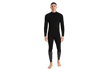 Image of Icebreaker 260 Tech Long Sleeve Turtleneck Thermal Top - Men's, Black, 2XL, IB0A56IE001XXL