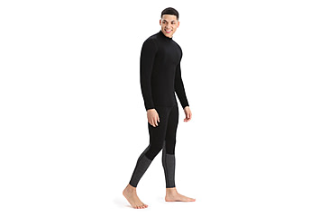 Image of Icebreaker 260 Tech Long Sleeve Turtleneck Thermal Top - Mens, Black, 2XL, IB0A56IE001XXL
