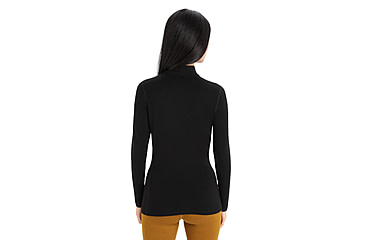 Image of Icebreaker 260 Tech Long Sleeve Turtleneck Thermal Top - Womens, Black, Large, IB0A56IF001L