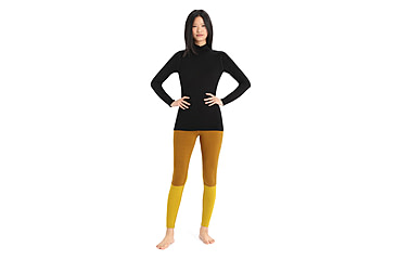 Image of Icebreaker 260 Tech Long Sleeve Turtleneck Thermal Top - Women's, Black, Large, IB0A56IF001L