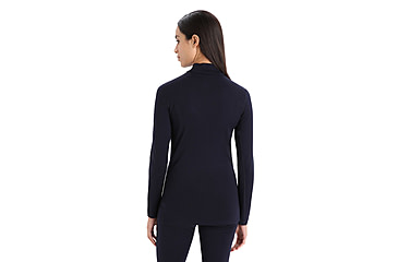 Image of Icebreaker 260 Tech Long Sleeve Turtleneck Thermal Top - Women's, Midnight Navy, Extra Large, IB0A56IF401XL