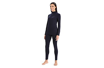 Image of Icebreaker 260 Tech Long Sleeve Turtleneck Thermal Top - Womens, Midnight Navy, Extra Large, IB0A56IF401XL