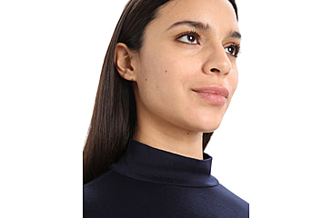 Image of Icebreaker 260 Tech Long Sleeve Turtleneck Thermal Top - Womens, Midnight Navy, Extra Large, IB0A56IF401XL