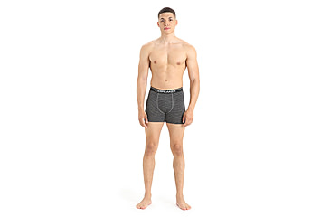 Image of Icebreaker Anatomica Boxers - Mens, Gritstone Heather, Medium, IB103029038M
