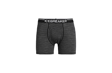 Image of Icebreaker Anatomica Boxers w/ Fly - Men's, Gritstone Heather, Extra Large, IB103030038XL
