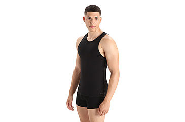 Image of Icebreaker Anatomica Tank Top - Men's, Black, Extra Small, IB103034001XS