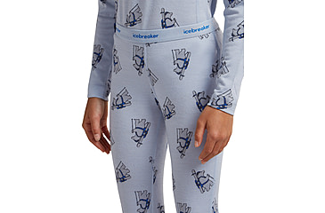 Image of Icebreaker Bear Tour AOP Merino 200 Oasis Leggings - Kids