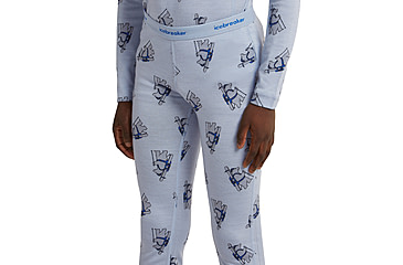 Image of Icebreaker Bear Tour AOP Merino 200 Oasis Leggings - Kids