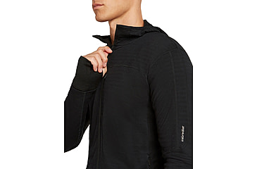 Image of Icebreaker Merino Blend 300 RealFleece Descender Long Sleeve Zip Hoodie - Mens