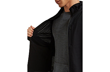 Image of Icebreaker Merino Blend 300 RealFleece Descender Long Sleeve Zip Hoodie - Mens