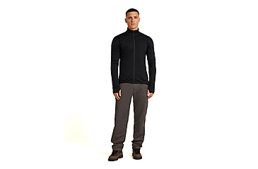 Image of Icebreaker Merino Blend 300 RealFleece Descender Long Sleeve Zip Jacket - Mens
