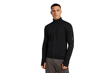 Image of Icebreaker Merino Blend 300 RealFleece Descender Long Sleeve Zip Jacket - Mens