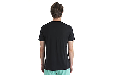 Image of Icebreaker Men Merino 125 Cool-Lite Sphere SS Tee, Black, XL, IB0A56ZM001XL