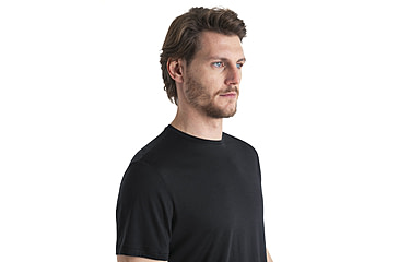 Image of Icebreaker Men Merino 125 Cool-Lite Sphere SS Tee, Black, XL, IB0A56ZM001XL