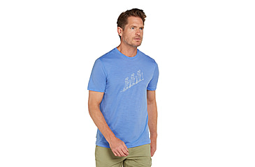 Image of Icebreaker Men Merino 150 Tech Lite SS Tee Natural Ski Tour, Baja, XL, IB0A573101DXL