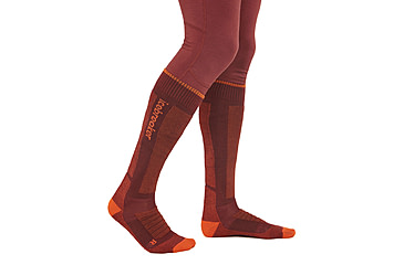 Image of Icebreaker Men Merino Ski+ Medium OTC, Port/Blaze/Cedar Wood, XL, IB0A573P04QXL