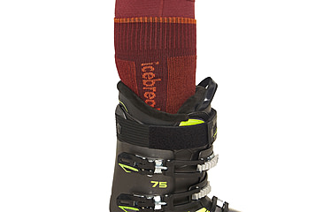Image of Icebreaker Men Merino Ski+ Medium OTC, Port/Blaze/Cedar Wood, XL, IB0A573P04QXL