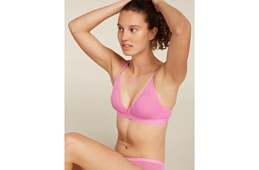 Image of Icebreaker Merino 150 Siren Bra w/ Inserts - Womens, Pop, Extra Small, IB1047080A8XS