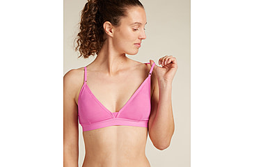 Image of Icebreaker Merino 150 Siren Bra w/ Inserts - Womens, Pop, Extra Small, IB1047080A8XS