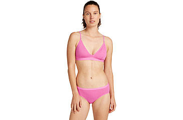 Image of Icebreaker Merino 150 Siren Bra w/ Inserts - Womens, Pop, Extra Small, IB1047080A8XS