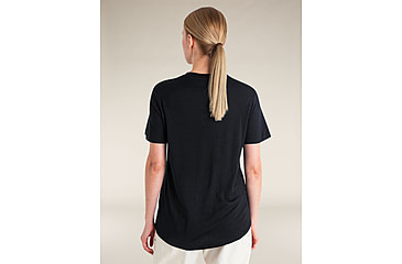 Image of Icebreaker Merino 150 Tech Lite SS Relaxed T-Shirt - Womens, Black, Extra Small, IB0A56XZ001XS