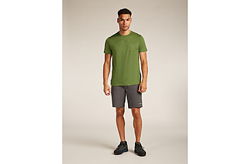 Image of Icebreaker Merino 150 Tech Lite SS T-Shirt Hike Naturally - Mens, Sphagnum, Small, IB0A576B0BDS