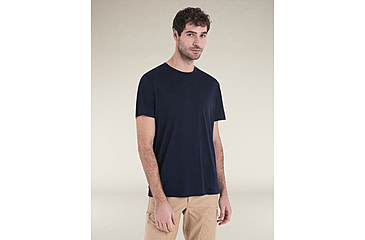 Image of Icebreaker Merino 150 Tech Lite SS T-Shirt - Mens, Midnight Navy, 2XL, IB0A56WL401XXL