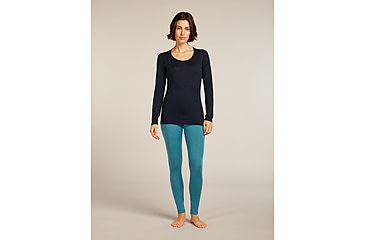 Image of Icebreaker Merino 200 Oasis Leggings - Womens, Topaz, Small, IB1043830GQS
