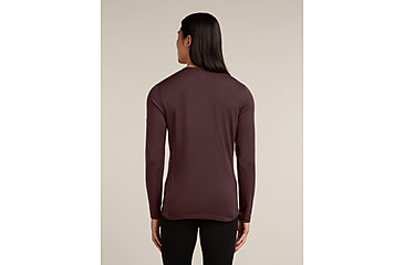 Image of Icebreaker Merino 200 Oasis Long Sleeve Crew Thermal Top - Mens, Java, Extra Large, IB1043650GWXL