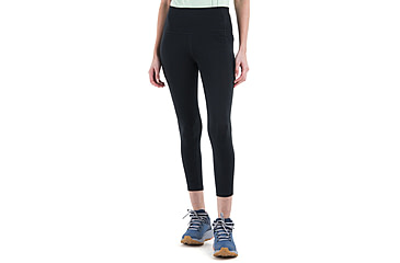 Image of Icebreaker Merino 260 Fastray II 25in High Rise Tights - Womens, Black, Large, IB0A56XI001L
