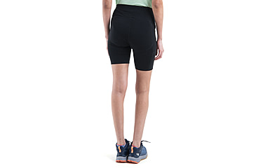 Image of Icebreaker Merino 260 Fastray II 8in High Rise Shorts - Womens, Black, Extra Small, IB0A56XJ001XS