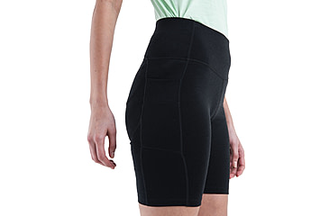Image of Icebreaker Merino 260 Fastray II 8in High Rise Shorts - Womens, Black, Extra Small, IB0A56XJ001XS
