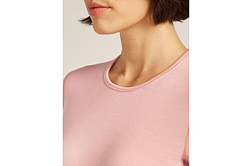 Image of Icebreaker Merino 260 Tech Long Sleeve Crew Thermal Top - Womens, Blush, Large, IB1043870GUL