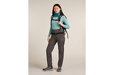 Image of Icebreaker Merino 260 Tech Long Sleeve Crew Thermal Top - Womens, Hydro, Small, IB104387451S