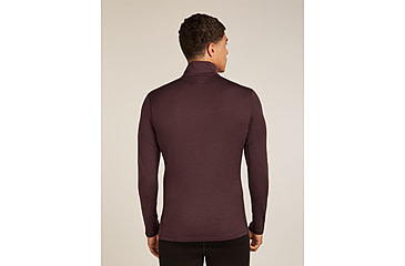 Image of Icebreaker Merino 260 Tech Long Sleeve Half Zip Thermal Top - Mens, Java, Extra Large, IBB043720GWXL