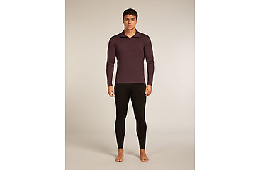 Image of Icebreaker Merino 260 Tech Long Sleeve Half Zip Thermal Top - Mens, Java, Extra Large, IBB043720GWXL