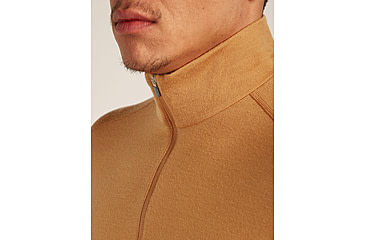 Image of Icebreaker Merino 260 Tech Long Sleeve Half Zip Thermal Top - Mens, Trail, Extra Large, IBB043720GRXL