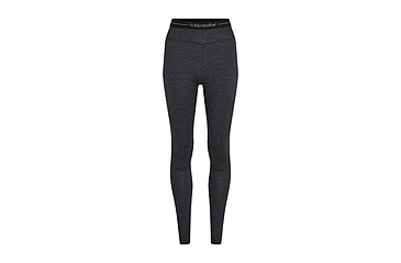 Image of Icebreaker Merino 260 ZoneKnit Leggings - Womens, Jet HTHR, Small, IB0A56HJ011S